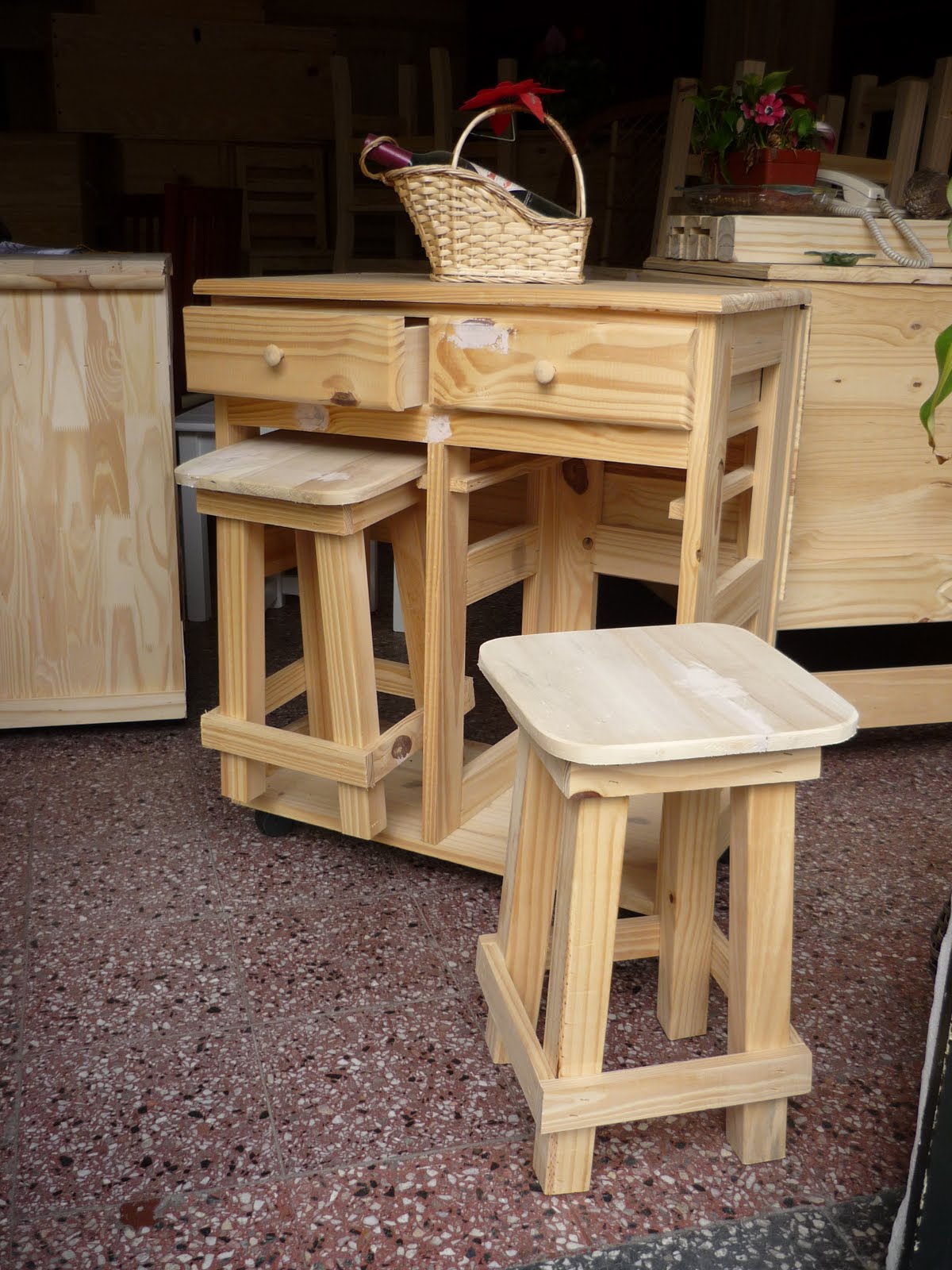 HyA - MUEBLES DE PINO: Cocina/Comedor