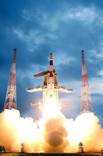 PSLV-C11 lifts off with Chandrayaan-1