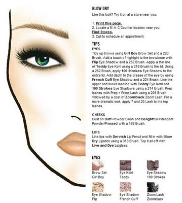 NohaNoor: makeup M.A.C Face Charts... I like ......