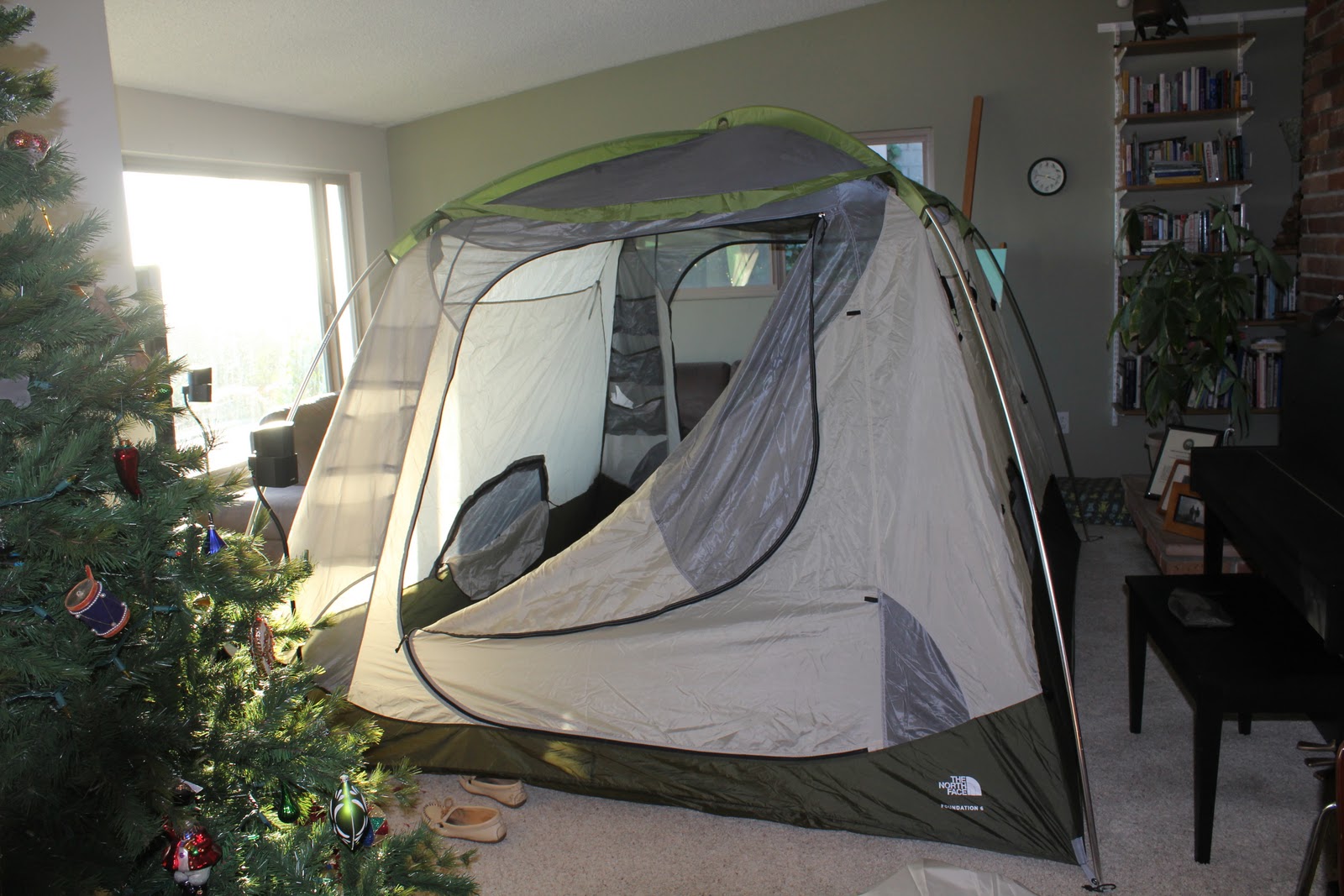 Pammie and the P's: Tent in Living Room, also known as Why I have NOT