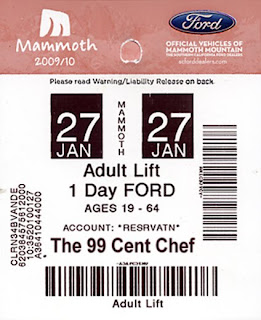 Ford mammoth lift tickets free