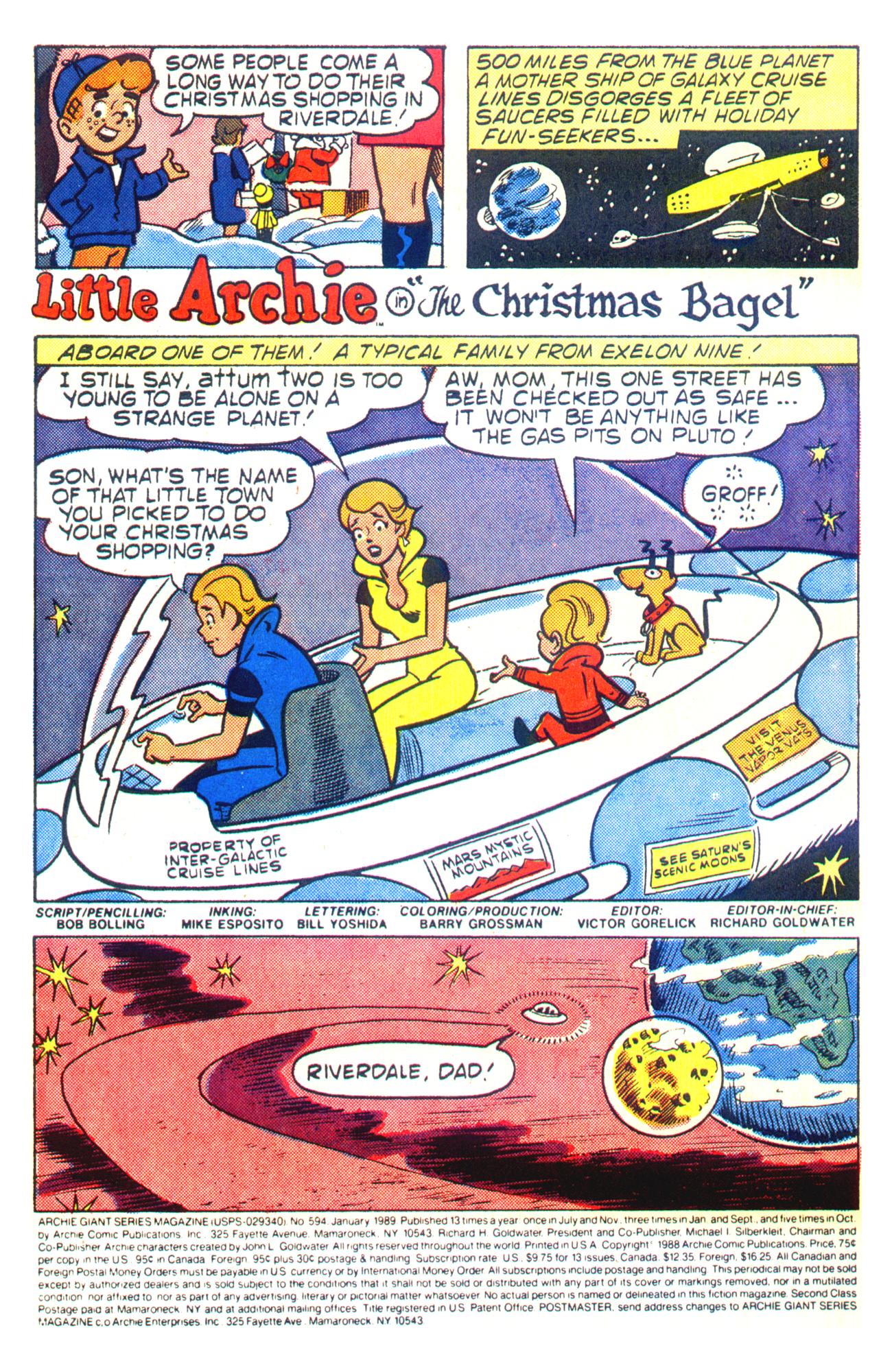 Read online Archie Giant Series Magazine comic -  Issue #594 - 3