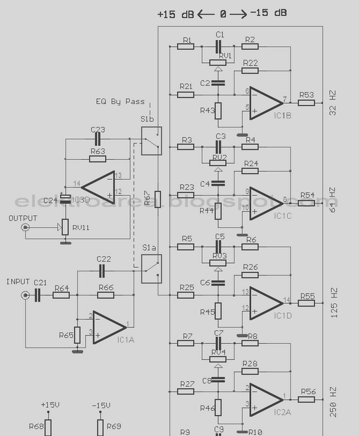 10-Band Graphic Equalizer Circuit Diagram |Koleksi Skema ...