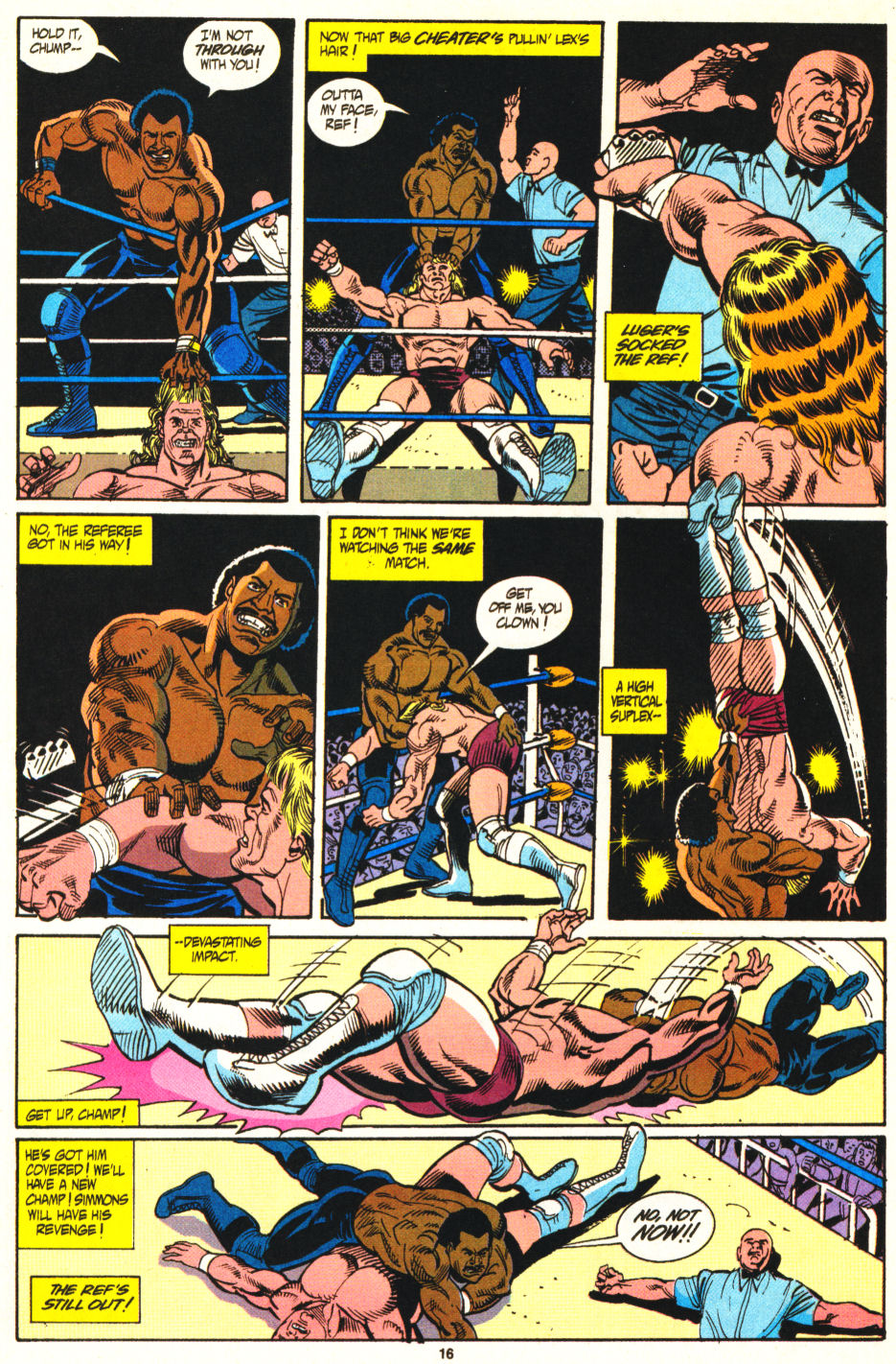Read online WCW World Championship Wrestling comic -  Issue #2 - 14