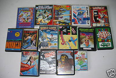 c64 games tape boxes