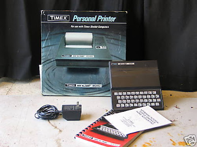 Timex Sinclair 1000 and Timex personal printer