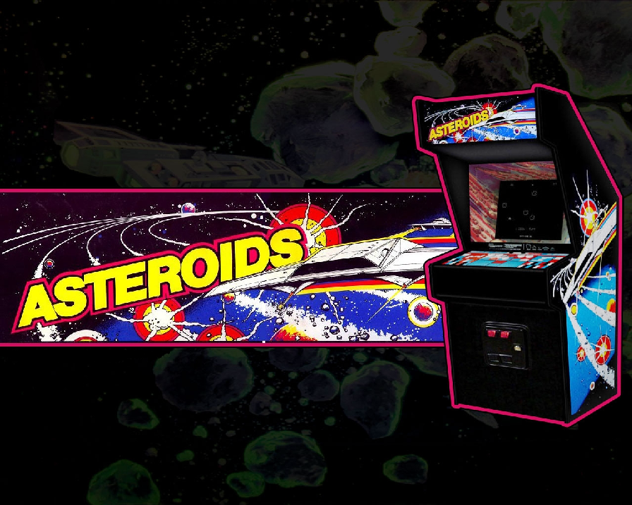 Walls of Gaming: Asteroids Arcade Wallpaper