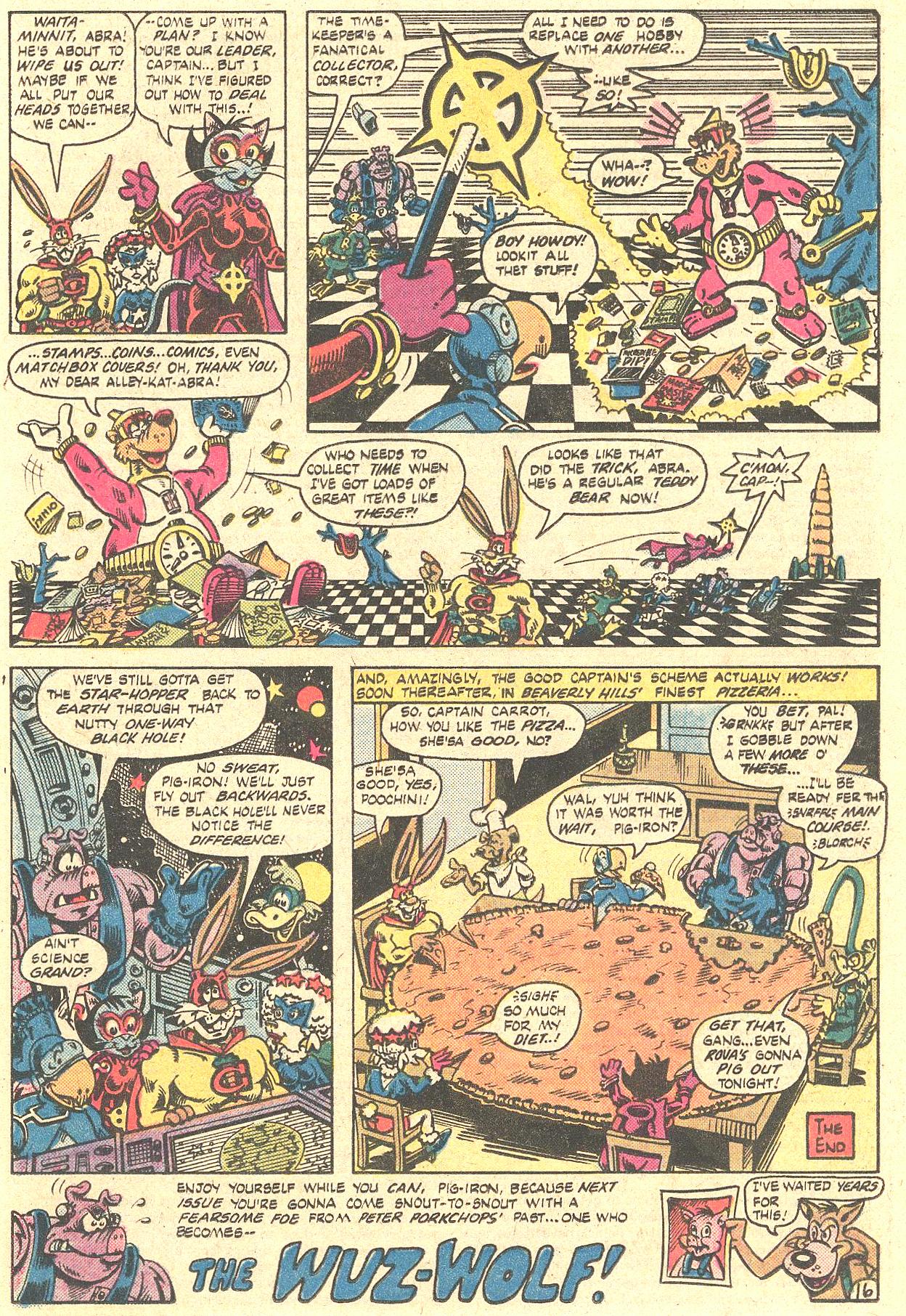 Read online Captain Carrot and His Amazing Zoo Crew! comic -  Issue #9 - 17