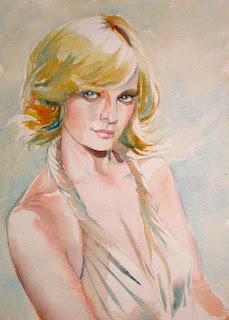 acuarela retrato watercolor protrait