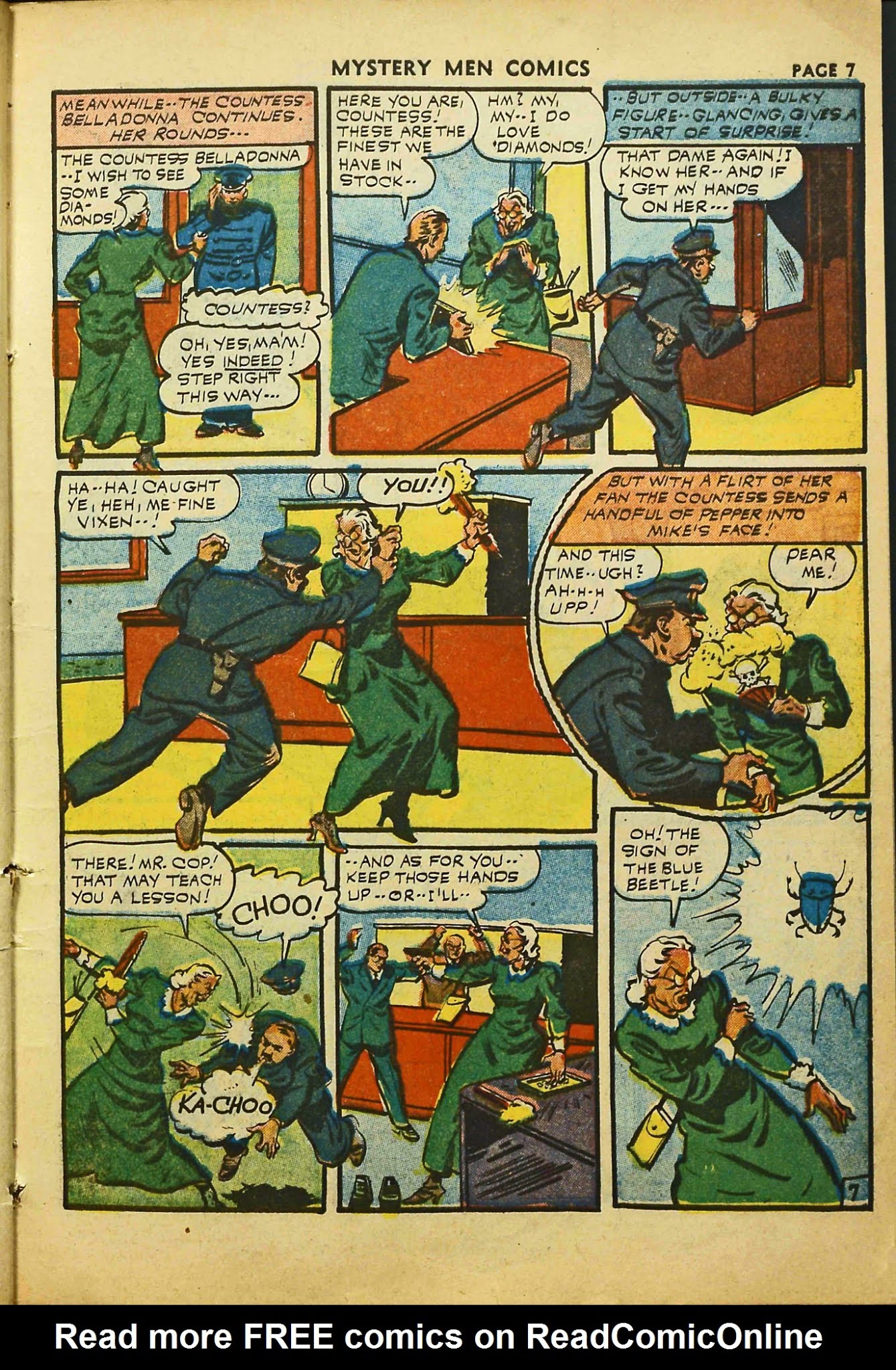 Read online Mystery Men Comics comic -  Issue #29 - 9