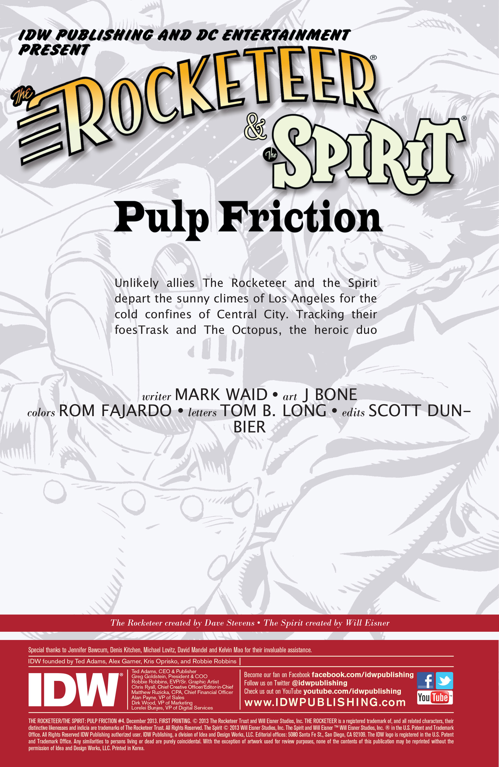 Read online The Rocketeer/The Spirit: Pulp Friction comic -  Issue #4 - 3