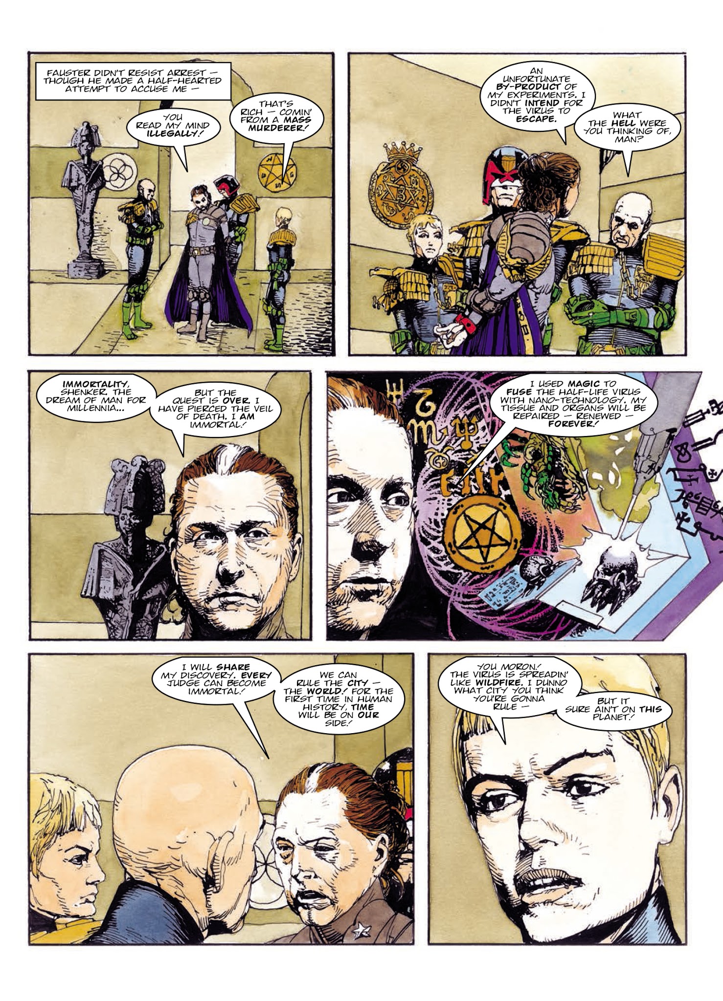 Read online Judge Anderson: The Psi Files comic -  Issue # TPB 4 - 254