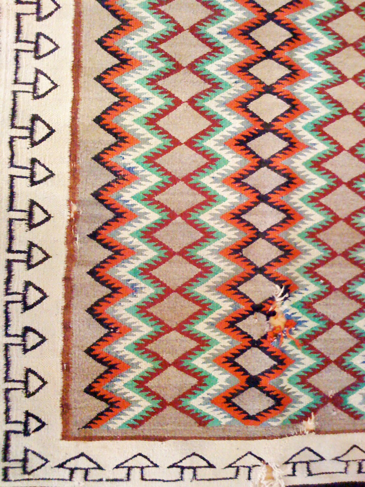 * Chic Provence * Vintage Navajo Rug UpCycleable?