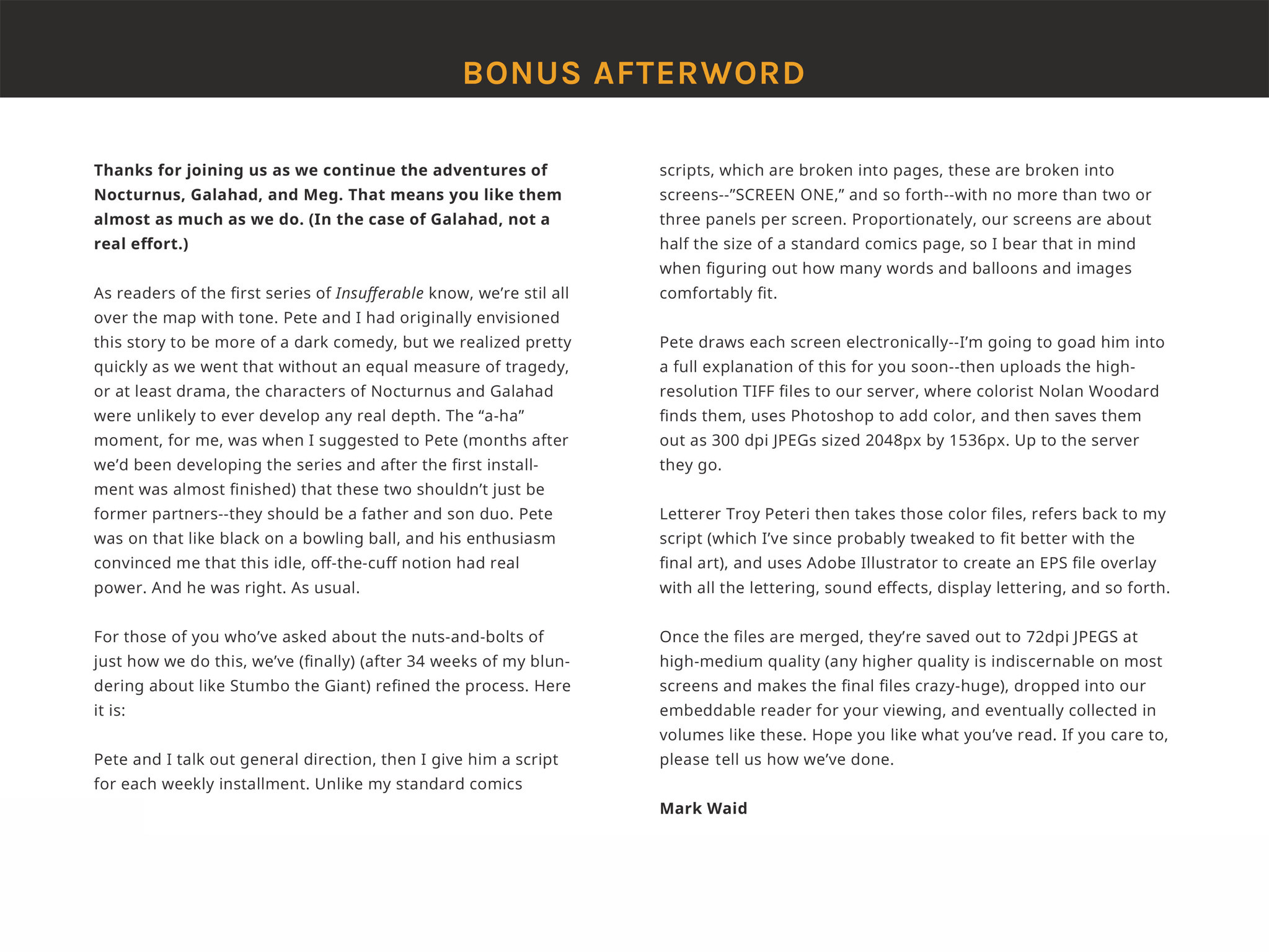 Read online Insufferable: On the Road comic -  Issue #1 - 48