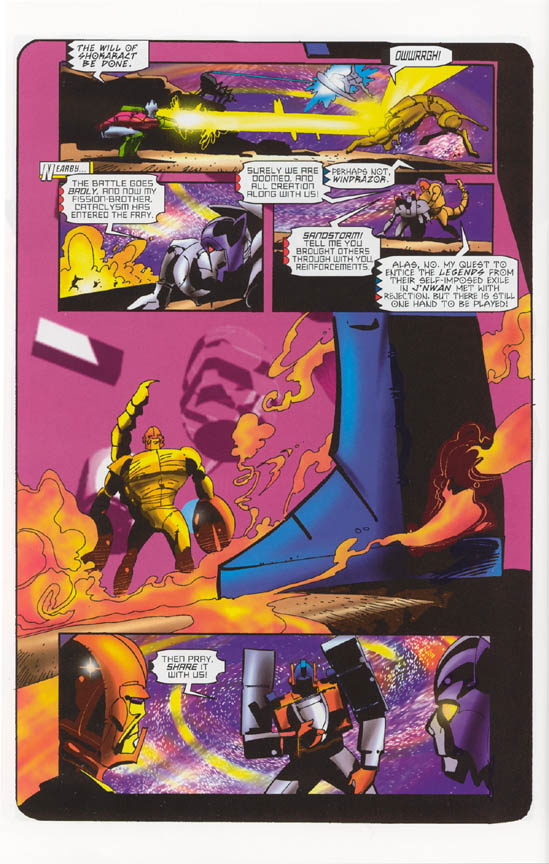 Read online Tales from the Beast Wars Transformers: Reaching the Omega Point comic -  Issue # Full - 24