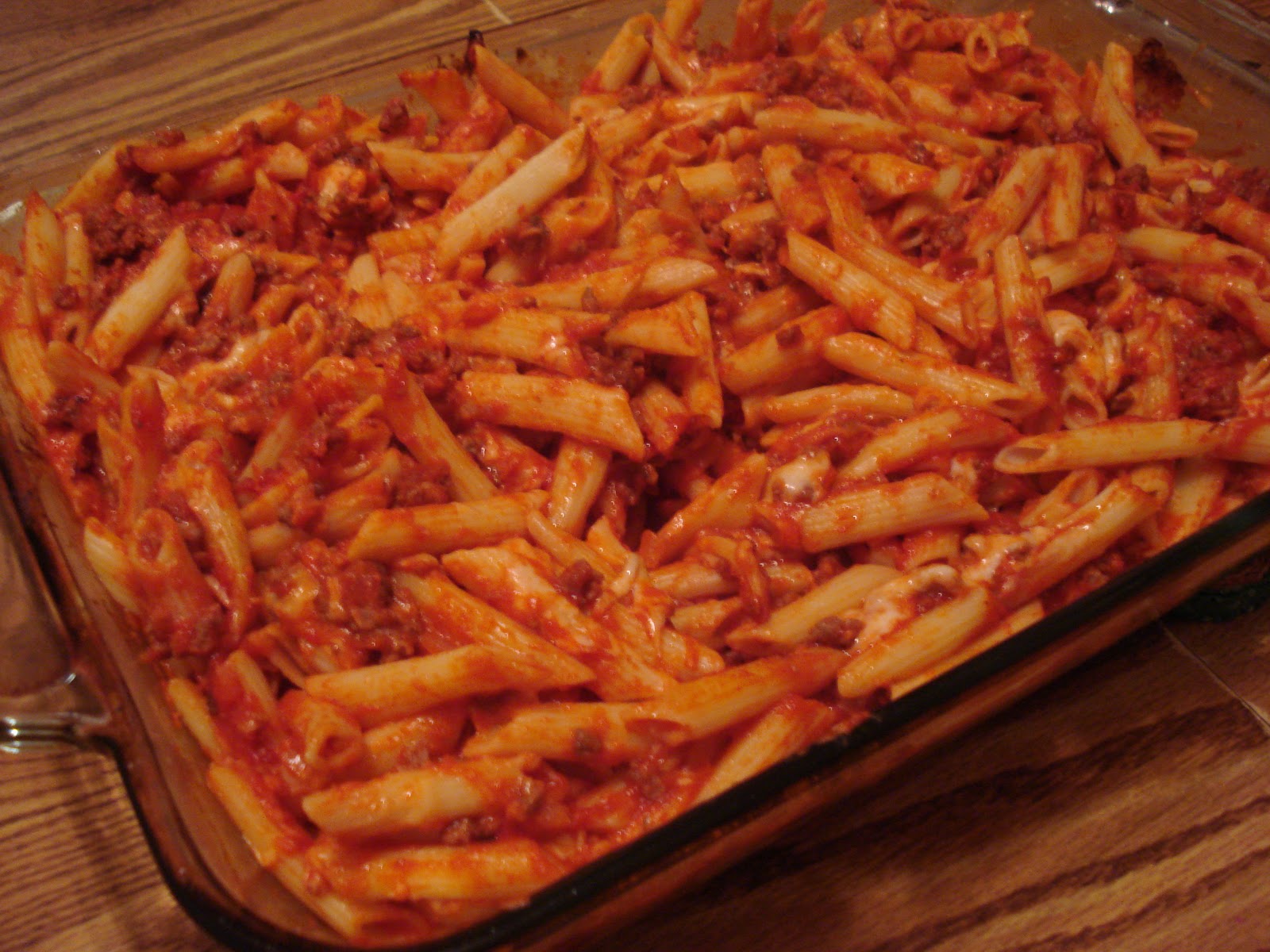 Recipes by Rebecca: Beef Penne Pasta Casserole