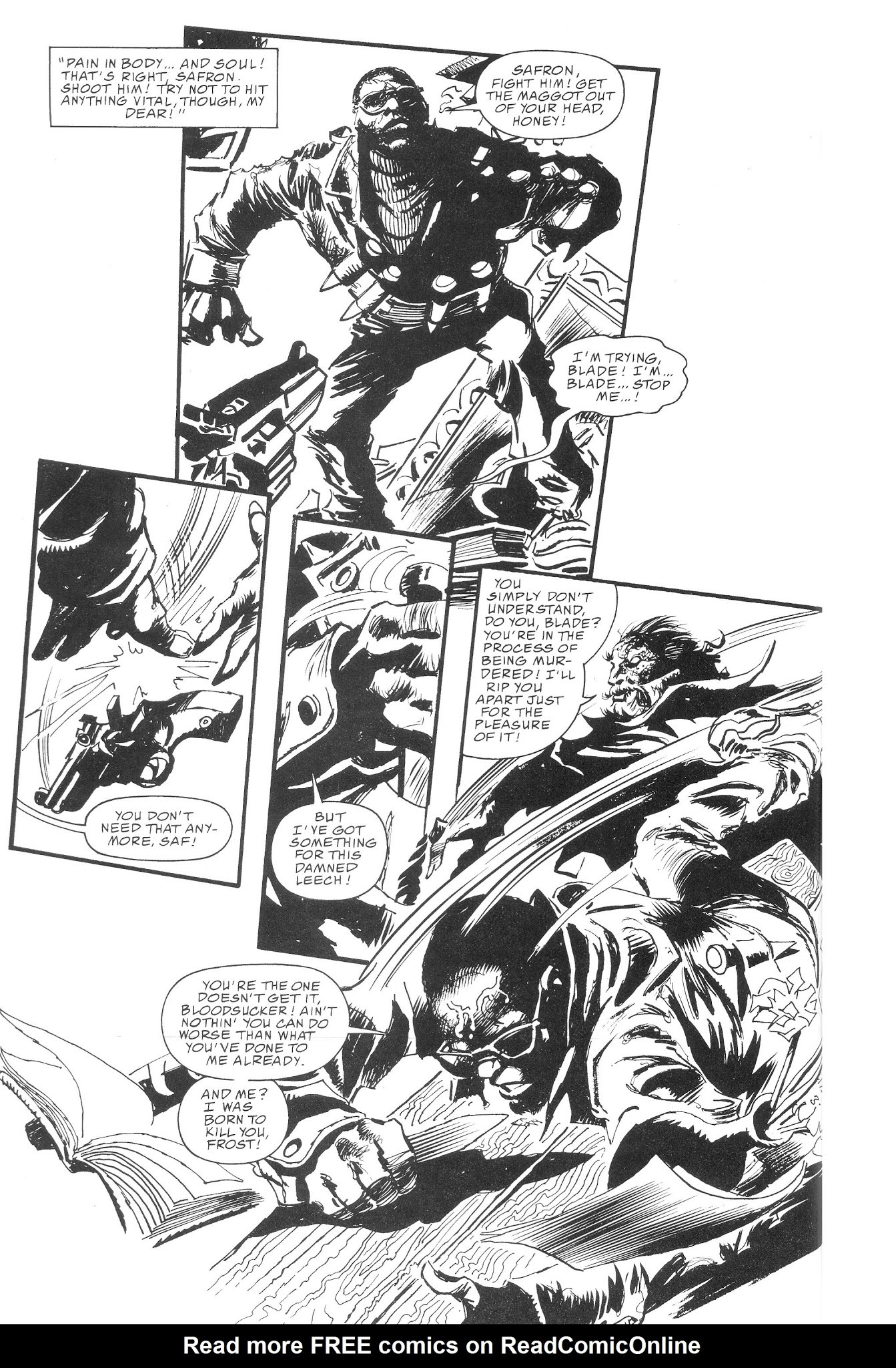 Read online Blade: Black & White comic -  Issue # TPB - 144