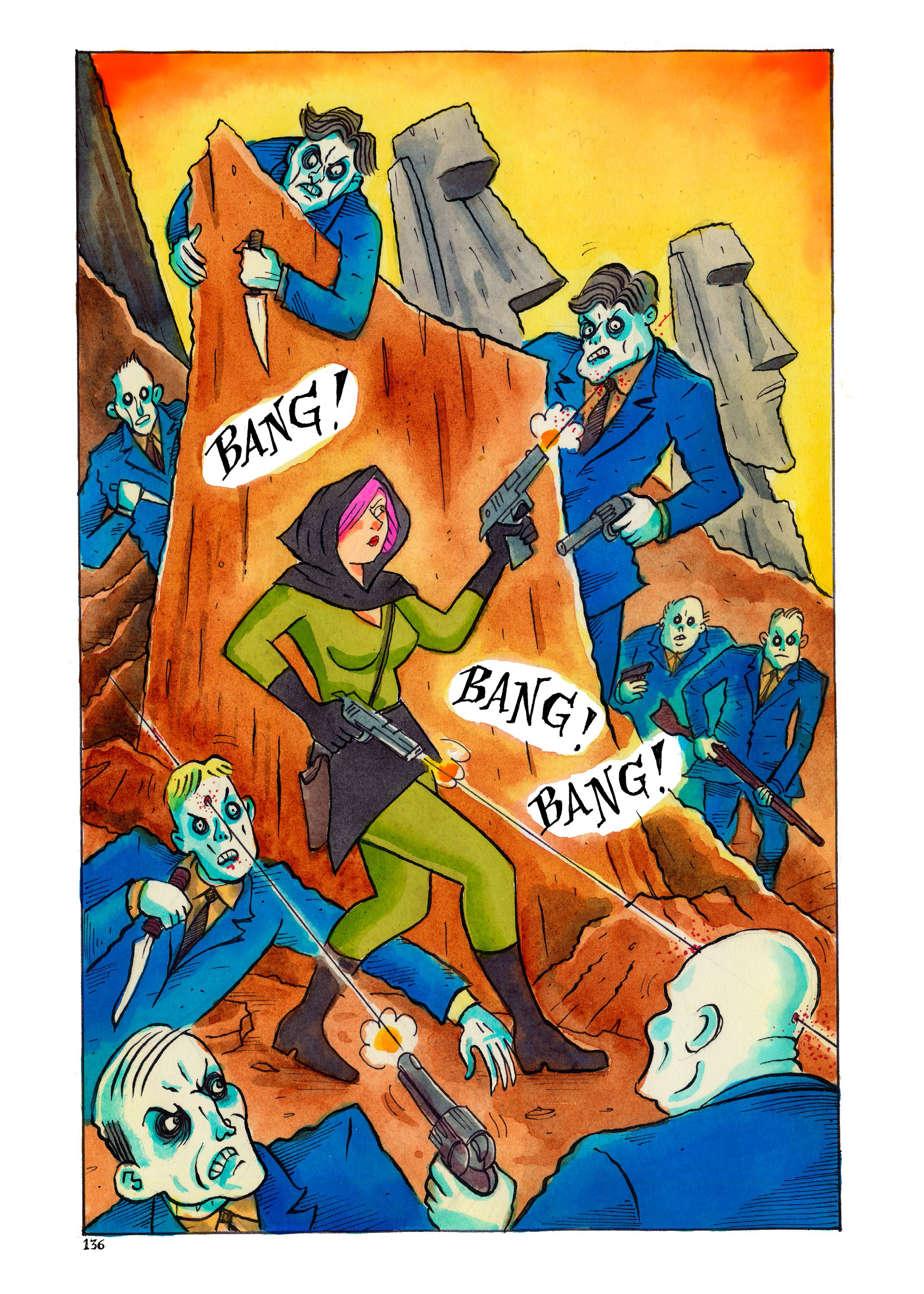 Read online Violenzia and Other Deadly Amusements comic -  Issue # TPB - 137