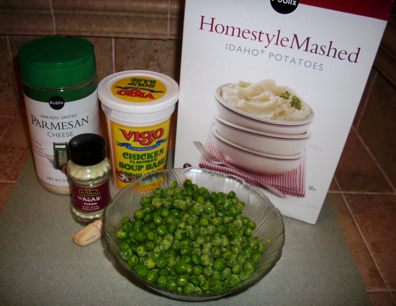 Teriyaki, ginger & honey glazed salmon with wasabi