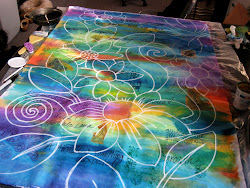 painting quilt paint easy inks fw than freehand painted drawing bloom making sure better using am faster probably brush lines