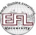 Various posts in EFL University July-2013