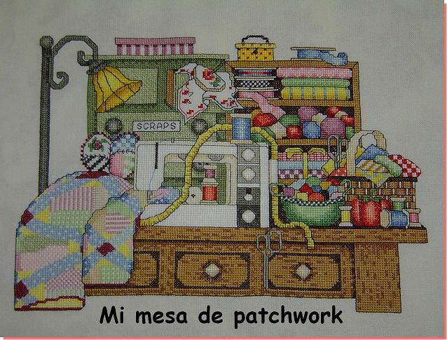 Mi mesa de patchwork