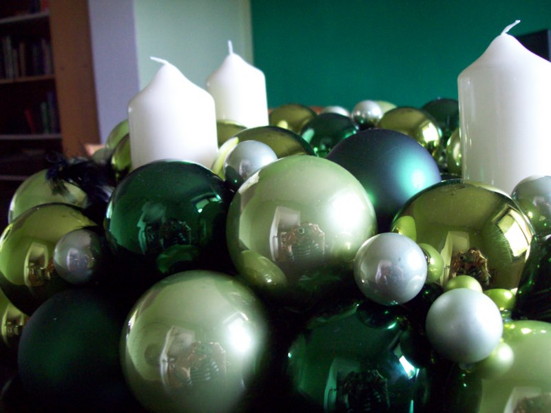 Zuckerguß: Adventskranz