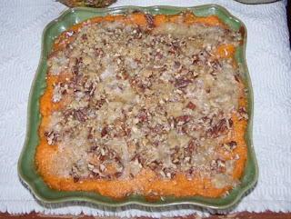 maple bourbon sweet potato casserole