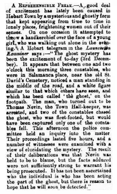 The ghost incident Maitland Herald 18 Dec 1880