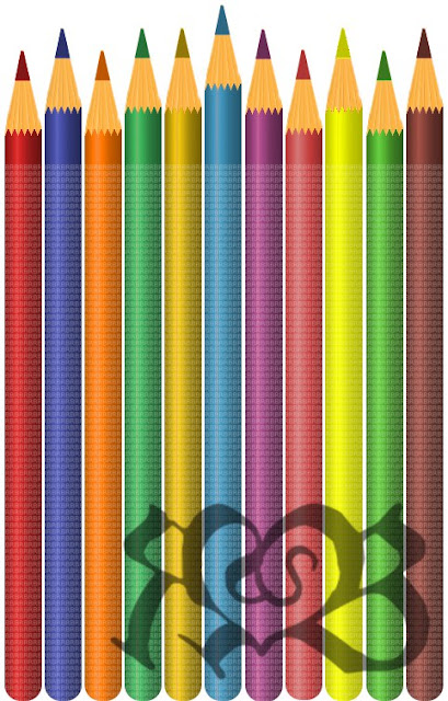 GIMP tutorial color pencil clip art