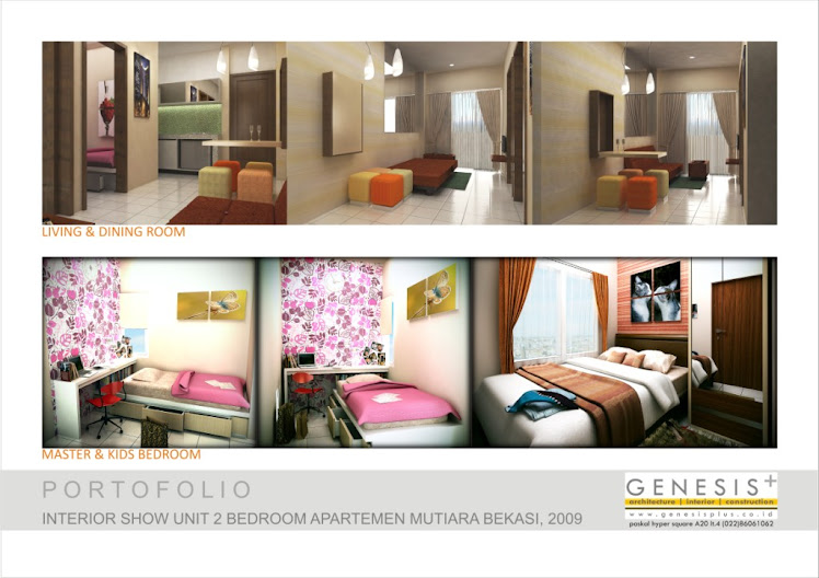 MUTIARA BEKASI show unit 2 kamar tidur