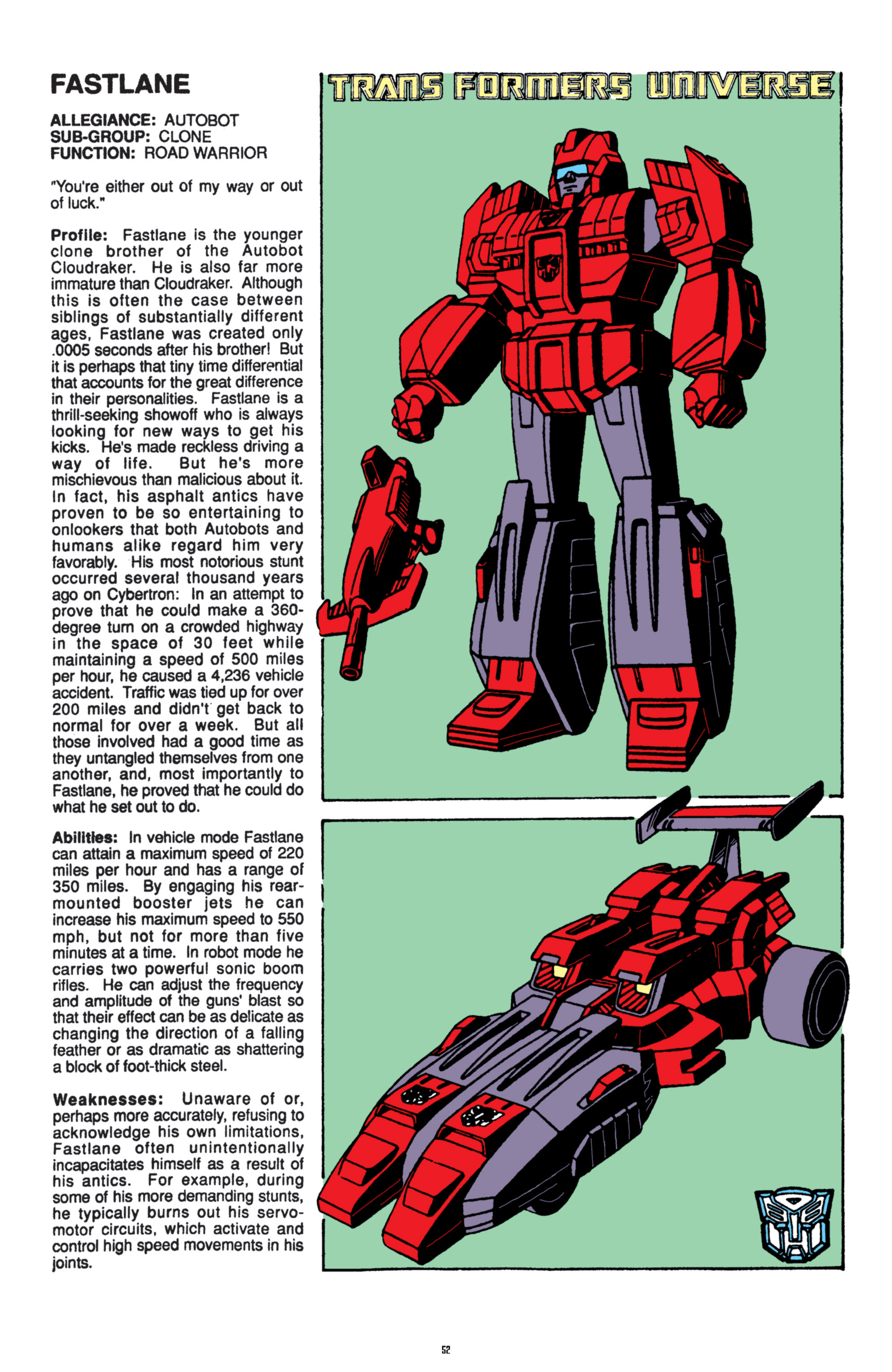Read online The Transformers Classics comic -  Issue # TPB 8 - 52