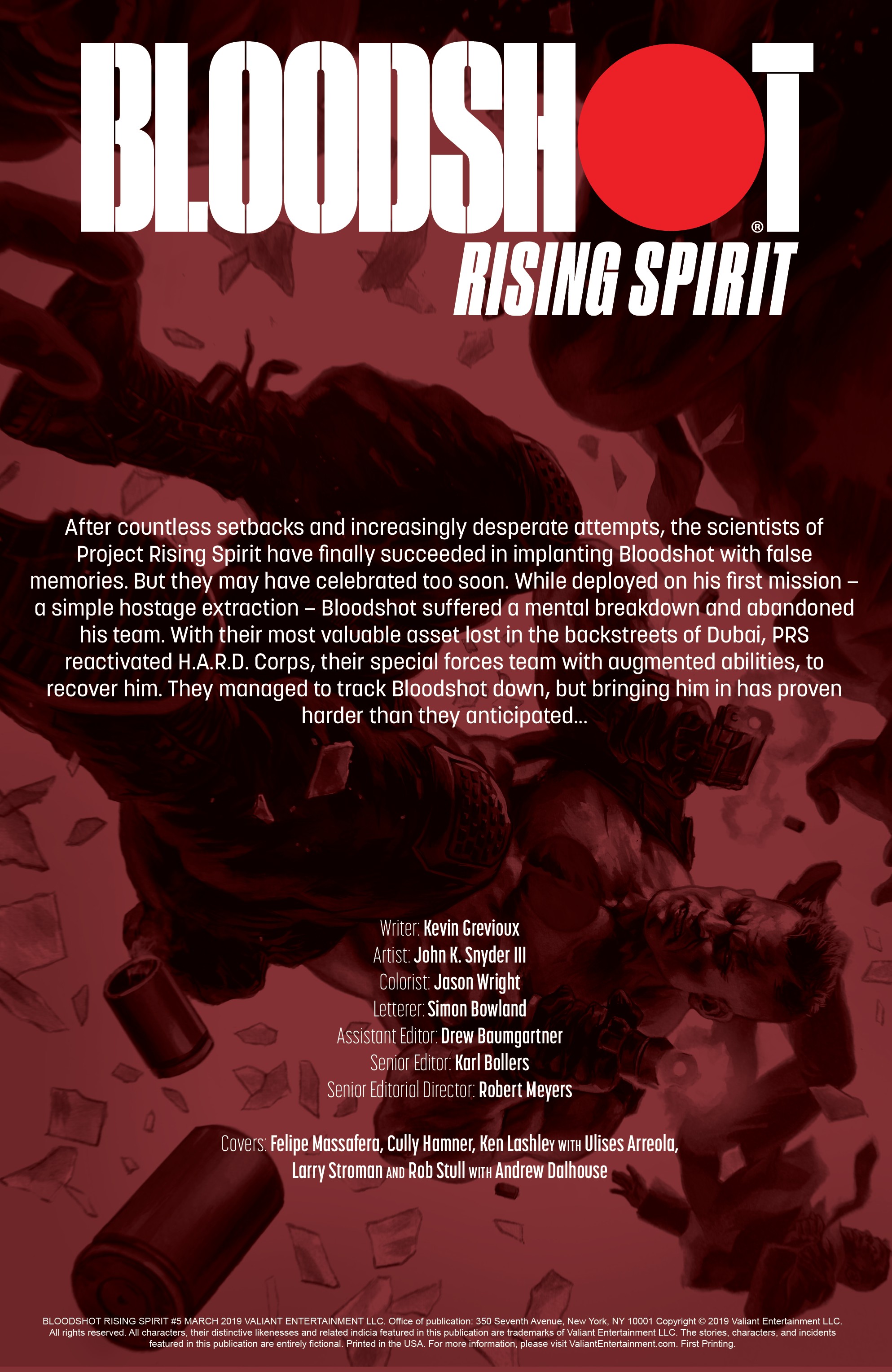 Read online Bloodshot Rising Spirit comic -  Issue #5 - 2