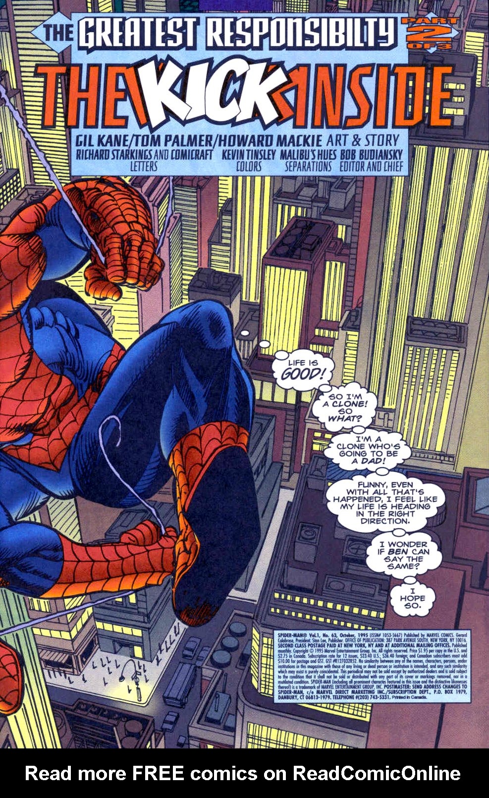 Read online Spider-Man (1990) comic -  Issue #63 - The Kick Inside - 4