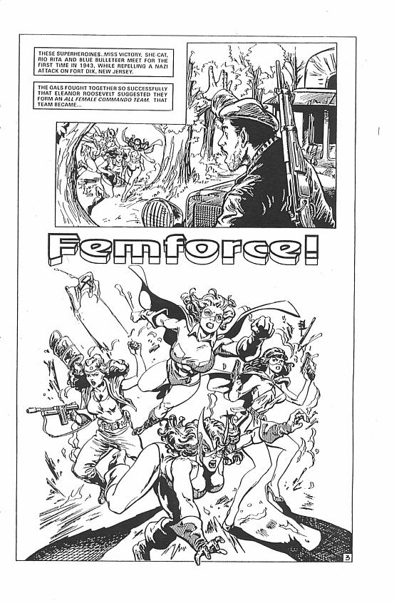 Read online Femforce: Timelines comic -  Issue #0 - 5