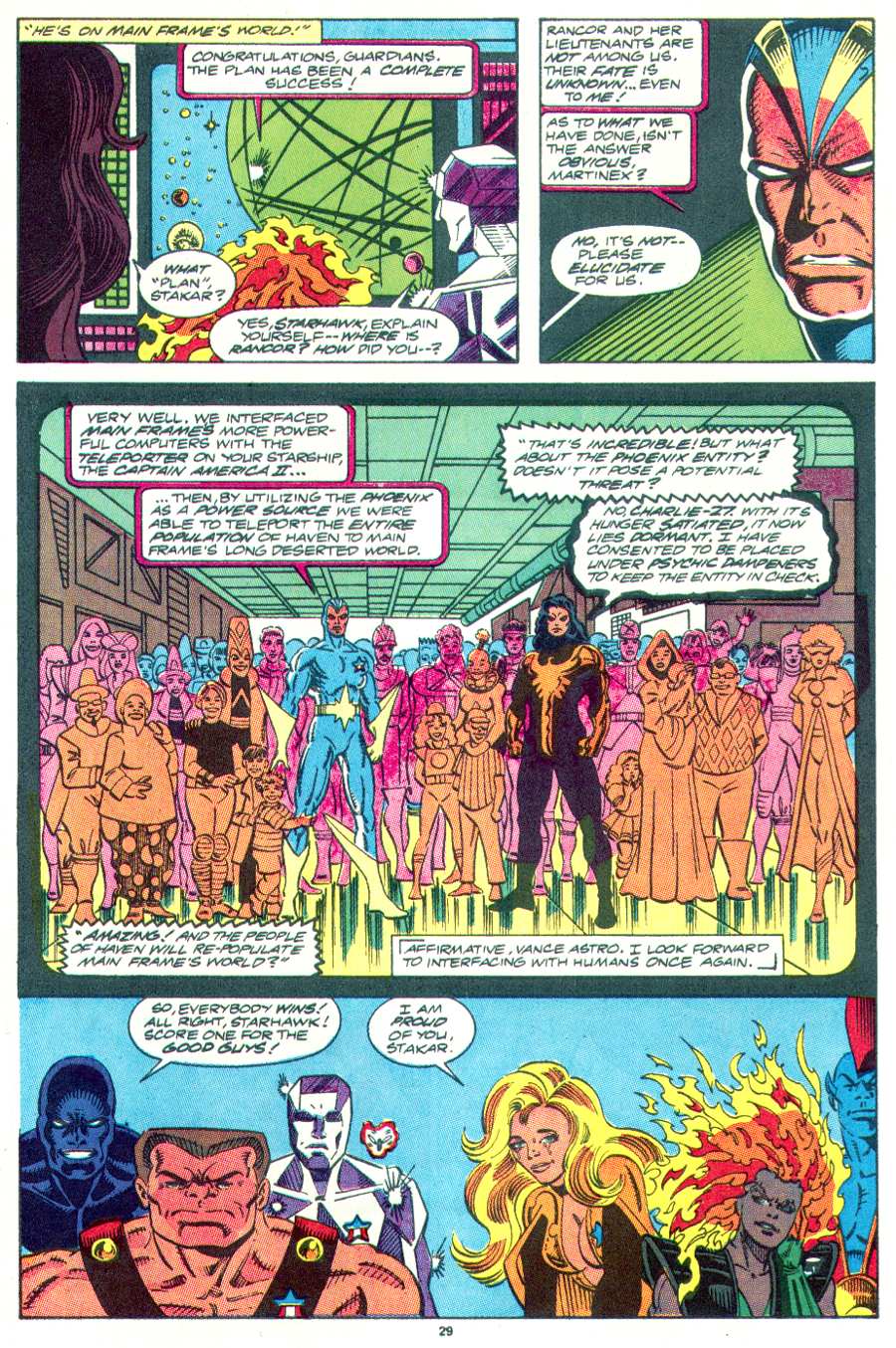 Read online Guardians of the Galaxy (1990) comic -  Issue #11 - 19