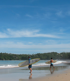 Heading into the..er..surf? Kata Beach 31st August.