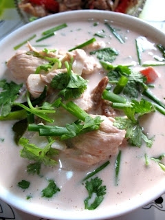 Tom Kha Gai, not available in a restaurant