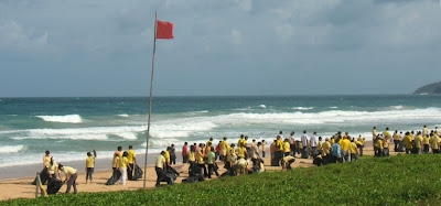 Karon Beach clean up, 7th August