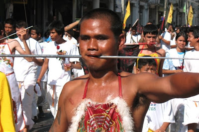 Phuket Town - Vegetarian festival October 6th 2008