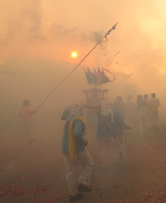 Sun up in Kathu Village - Carrying the Gods