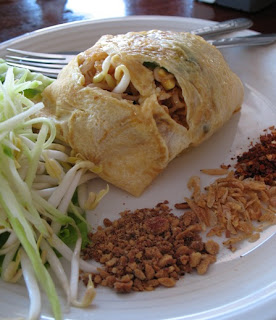 Phad Thai Hor Khai at Uptown Restaurant