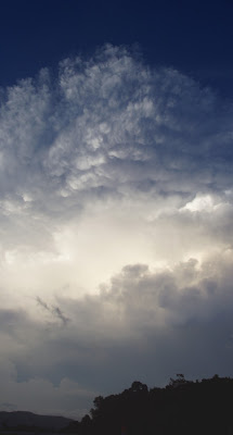 Thunderhead building over Phuket, 7th March