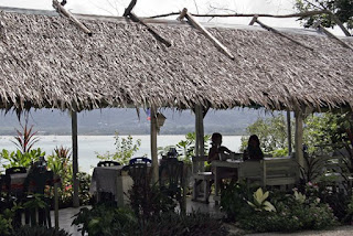 Restaurant with view, Cape Panwa, 21st June