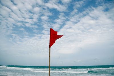 Red Flag at Karon Beach, 17th June