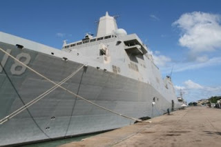 USS New Orleans docked in Phuket - Photo from Phuket Gazette