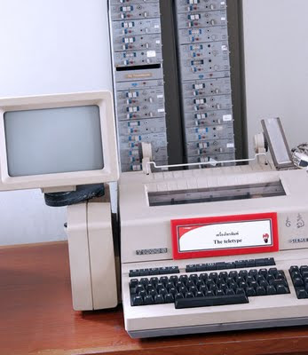 Teletype machine