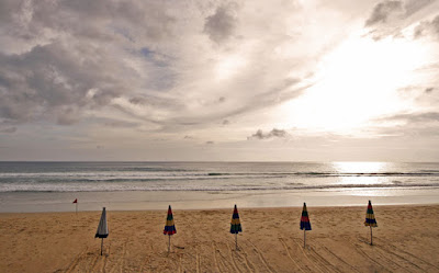 Beach umbrellas at Karon Beach