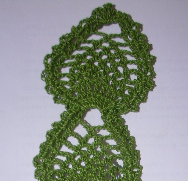 Simple Crochet Patterns: 3-pineapple Bookmark - Crochet