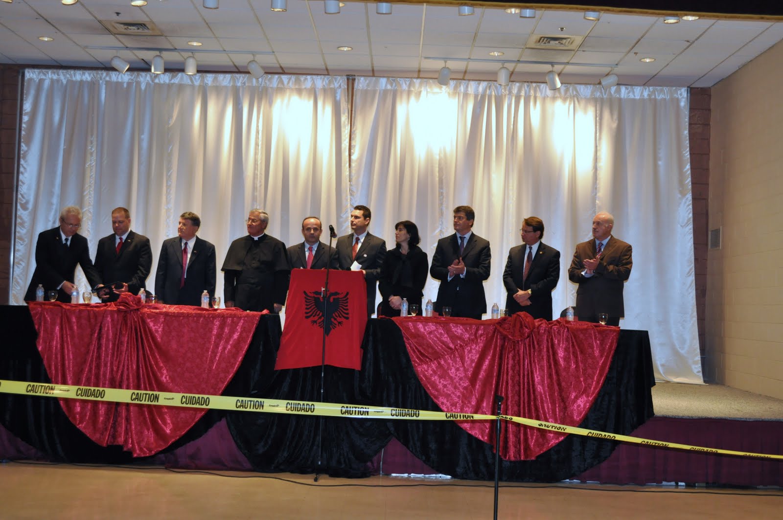 . President of Albania, Bamir Topi celebrates his first visit to Michigan with Albanian Community
